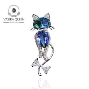 VQ Cat Brooch